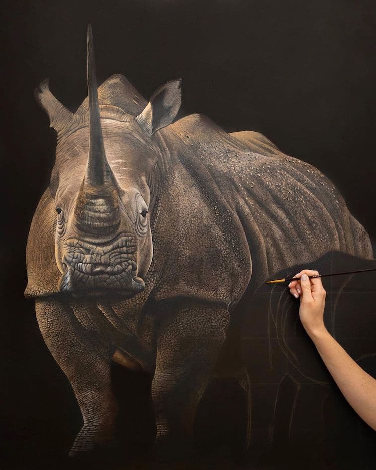 Realistic Animal Paintings By Sophie Green