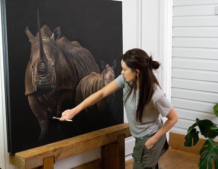 Realistic Animal Paintings By Sophie Green