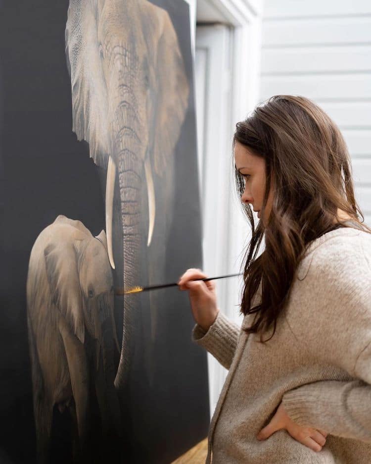 Realistic Animal Paintings By Sophie Green