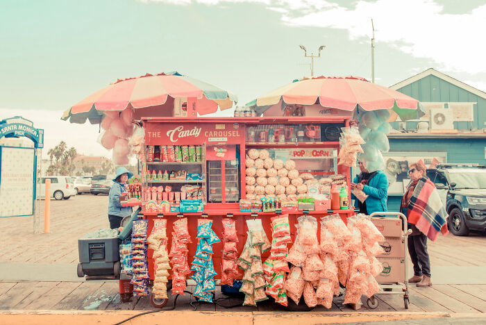 Strolled Through Streets Of Los Angeles By Helene Havard