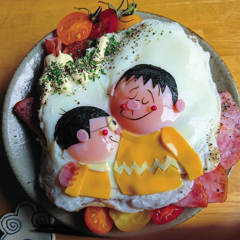 Mouthwatering Fried Egg Art By Japanese Mom