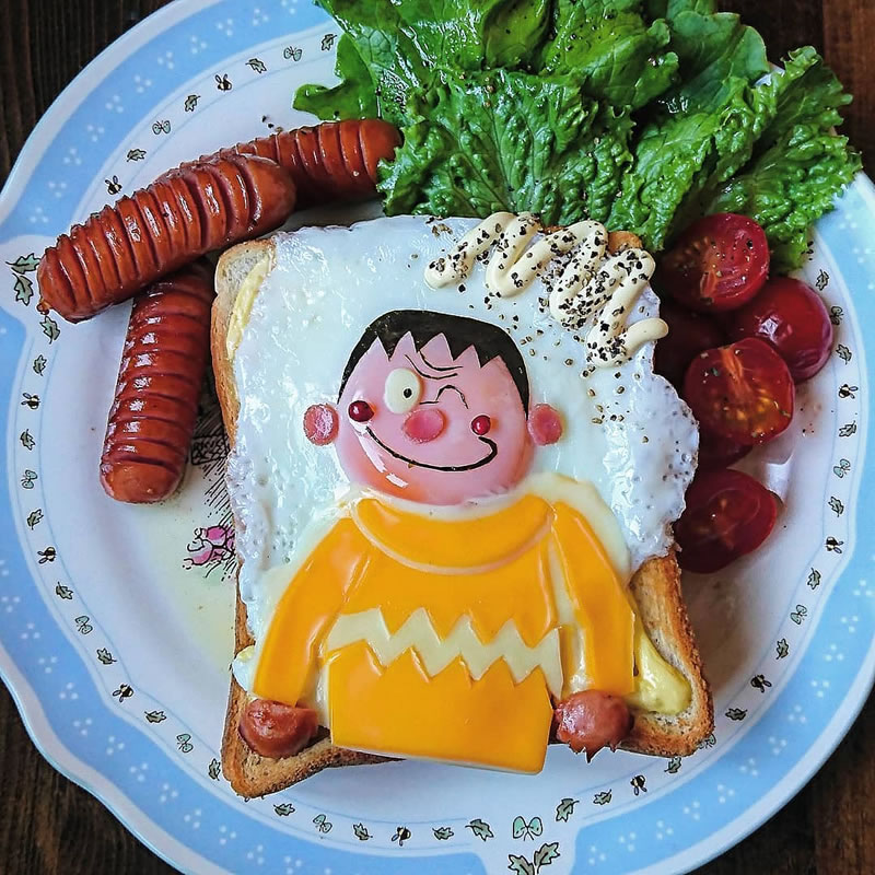 Mouthwatering Fried Egg Art By Japanese Mom