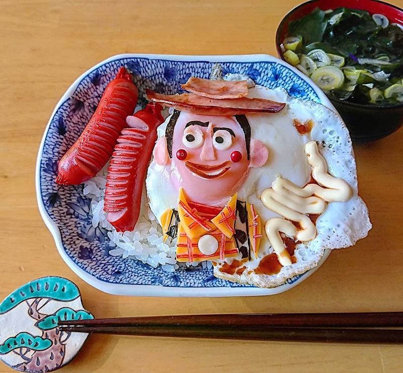 Mouthwatering Fried Egg Art By Japanese Mom