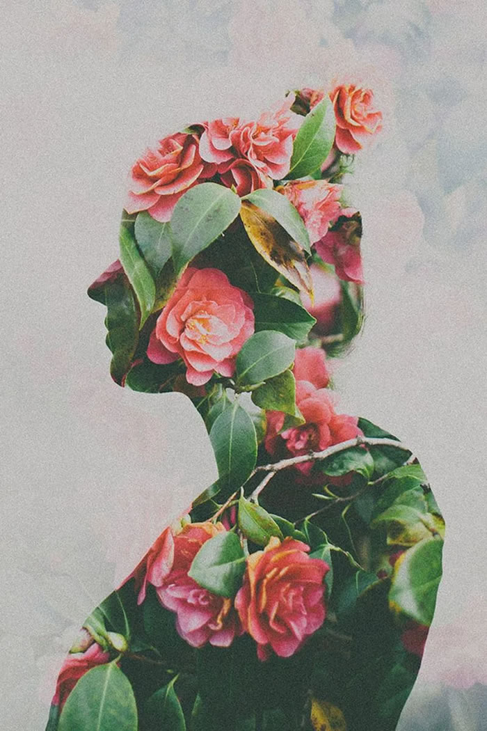 Double Exposure Portrait Photography By Sara K. Byrne