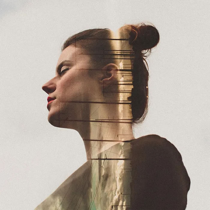 Double Exposure Portrait Photography By Sara K. Byrne