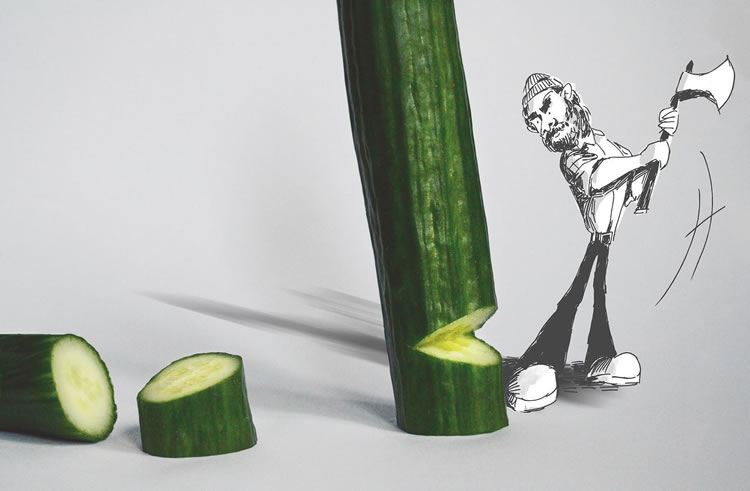 Fun Illustrations With Everyday Objects By Kristian Mensa