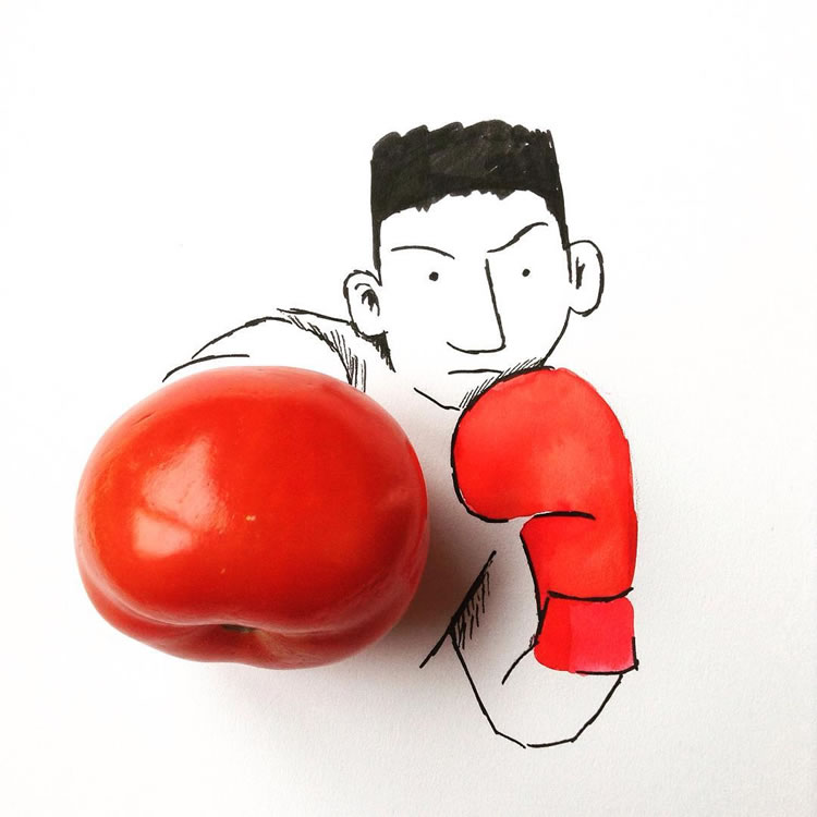 Fun Illustrations With Everyday Objects By Kristian Mensa