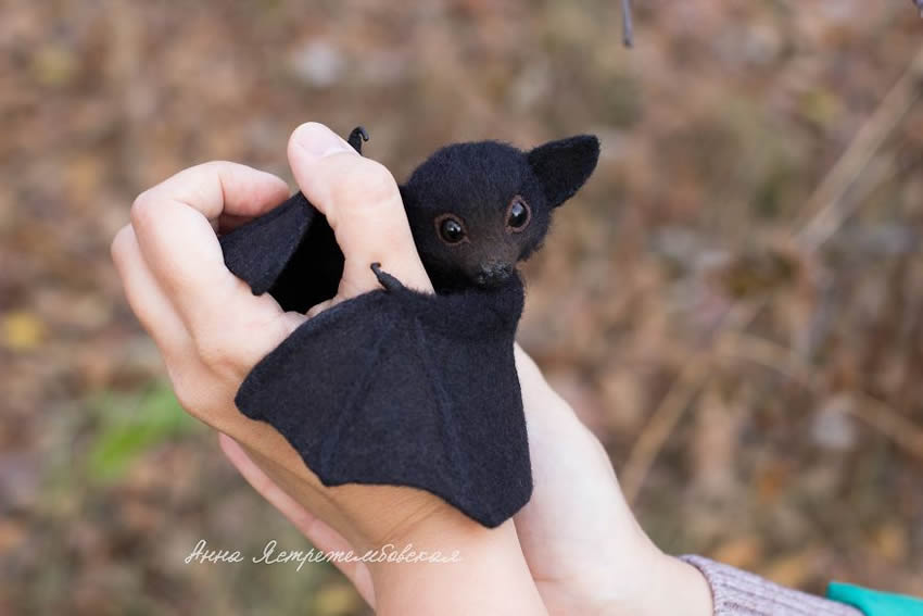 Realistic Handmade Wool Animals By Anna Yastrezhembovskaya