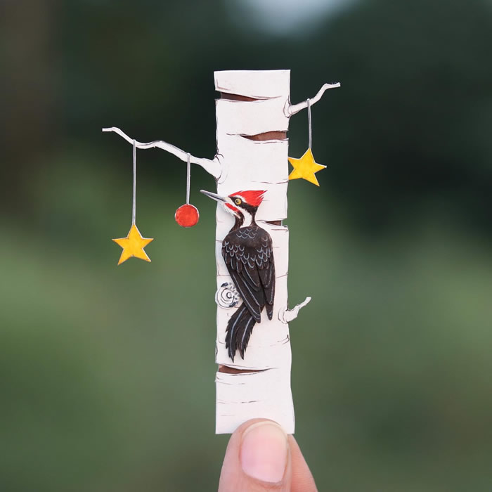 Miniature Paper Birds By Nayan and Vishali