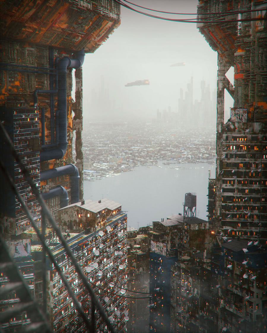 The Dystopian Cities And Futuristic Landscapes By Annibale Siconolfi