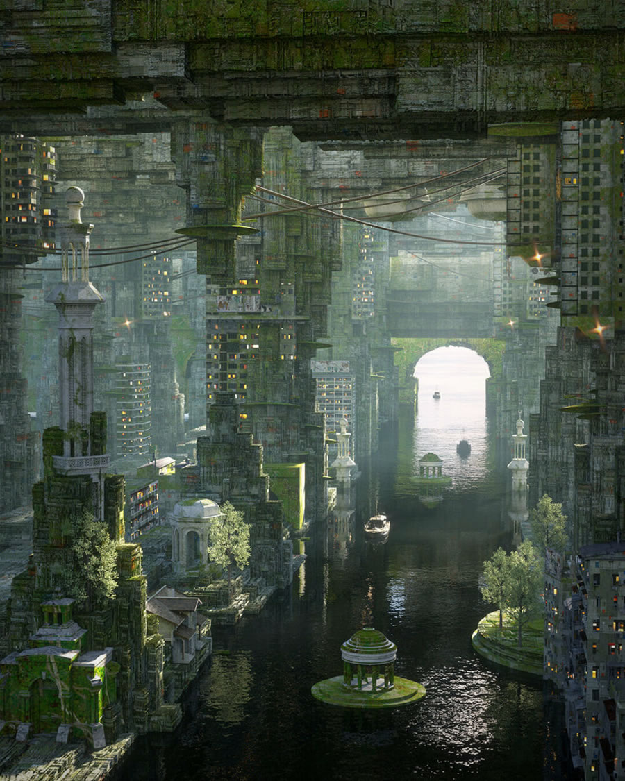 The Dystopian Cities And Futuristic Landscapes By Annibale Siconolfi