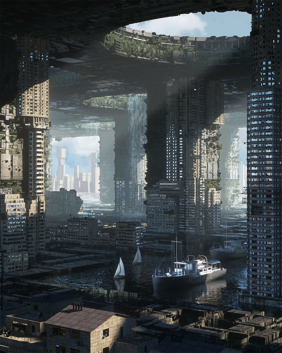 The Dystopian Cities And Futuristic Landscapes By Annibale Siconolfi