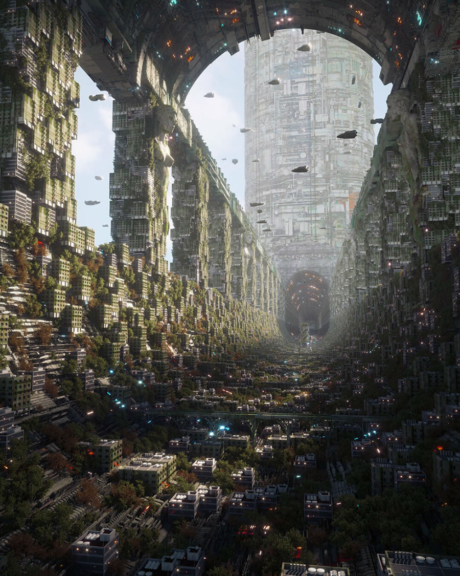 The Dystopian Cities And Futuristic Landscapes By Annibale Siconolfi