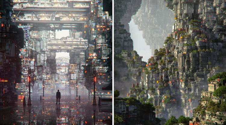 Overpopulated: The Dystopian Cities And Futuristic Landscapes By Annibale Siconolfi