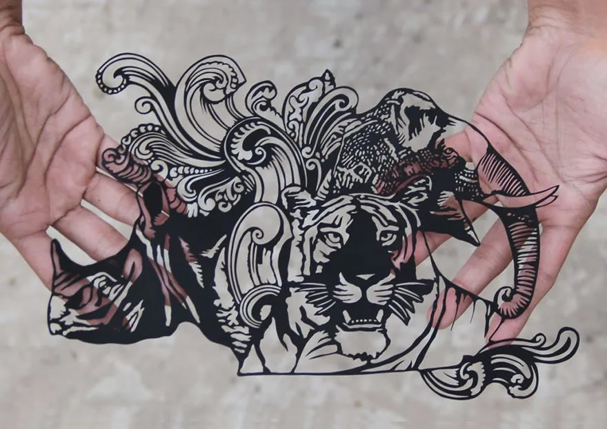 Paper-Cutting Art by Parth Kothekar