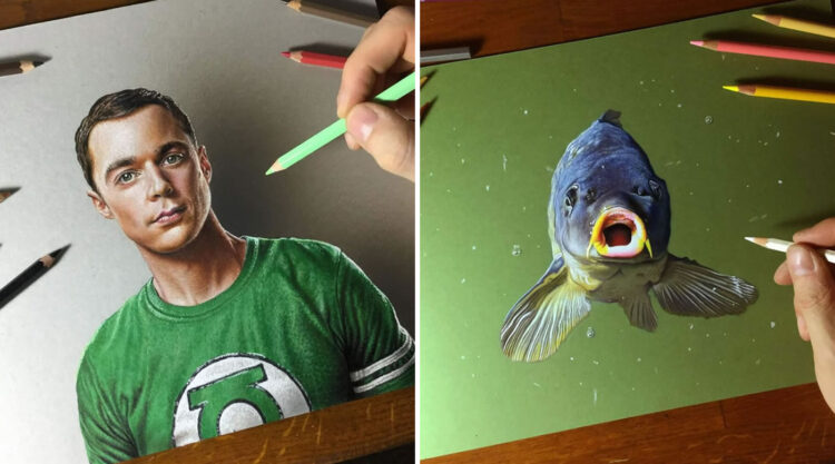 Impressive Realistic Drawings With 3D Effects By Marcello Barenghi