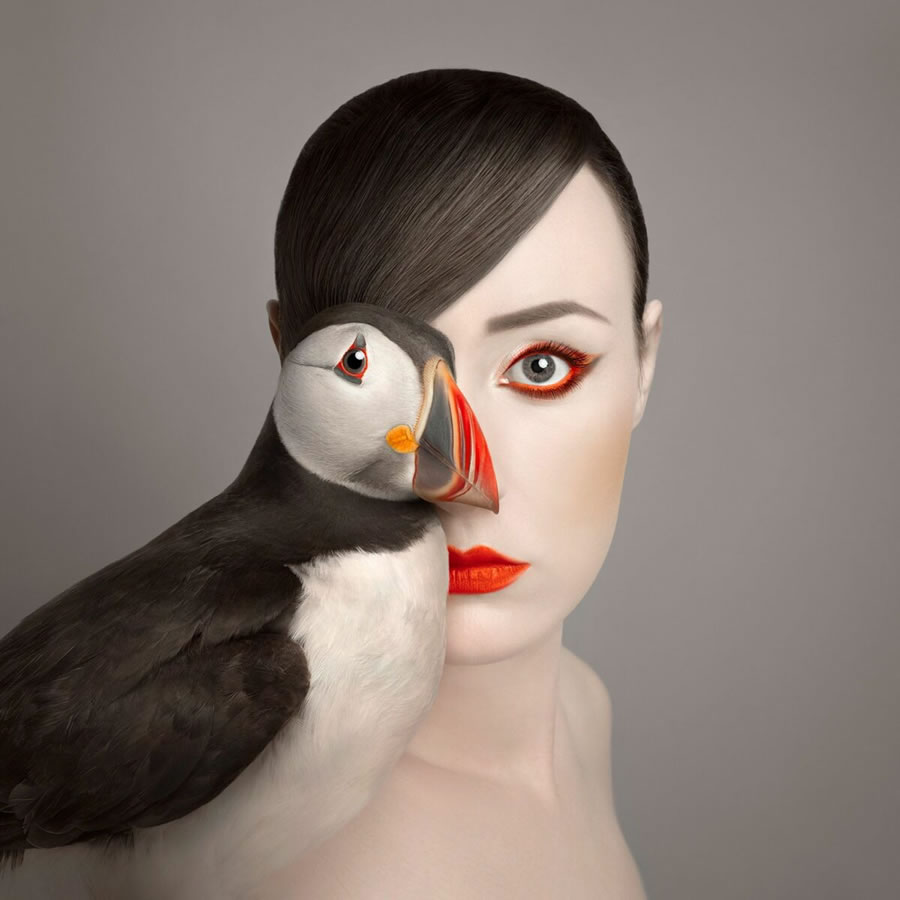 Surrealistic Portraits By Flora Borsi