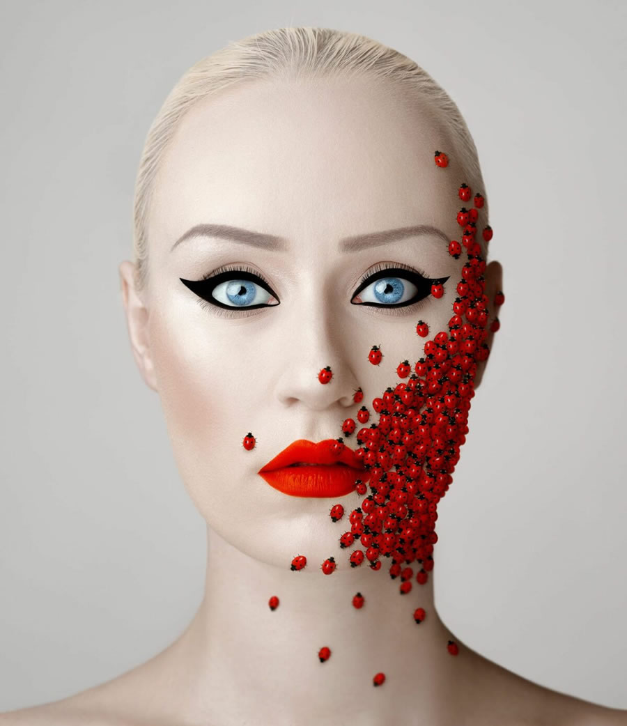 Surrealistic Portraits By Flora Borsi