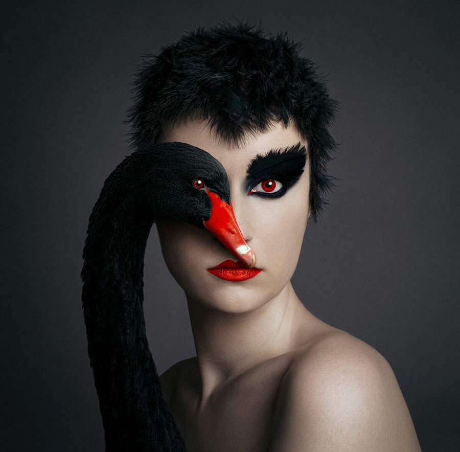 Surrealistic Portraits By Flora Borsi