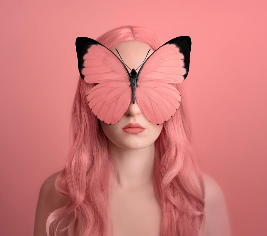 Surrealistic Portraits By Flora Borsi