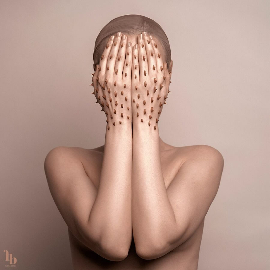 Surrealistic Portraits By Flora Borsi