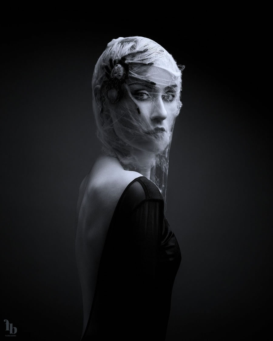 Surrealistic Portraits By Flora Borsi