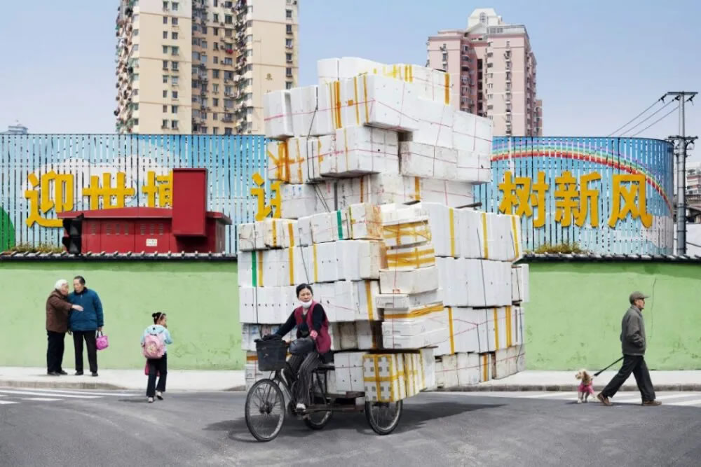 Totems Shanghai's Porters By Alain Delorme