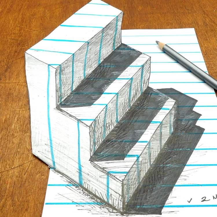 Amazing 3D Drawings by Sandor Vamos