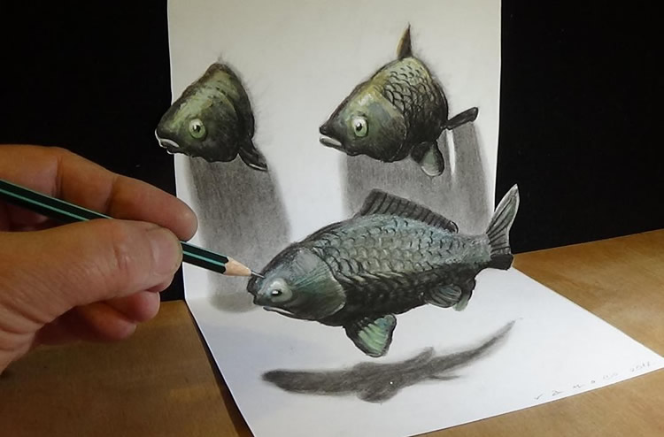 Amazing 3D Drawings by Sandor Vamos