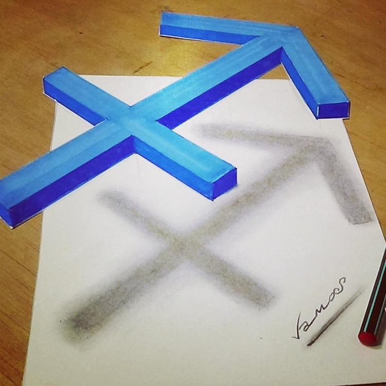 Amazing 3D Drawings by Sandor Vamos