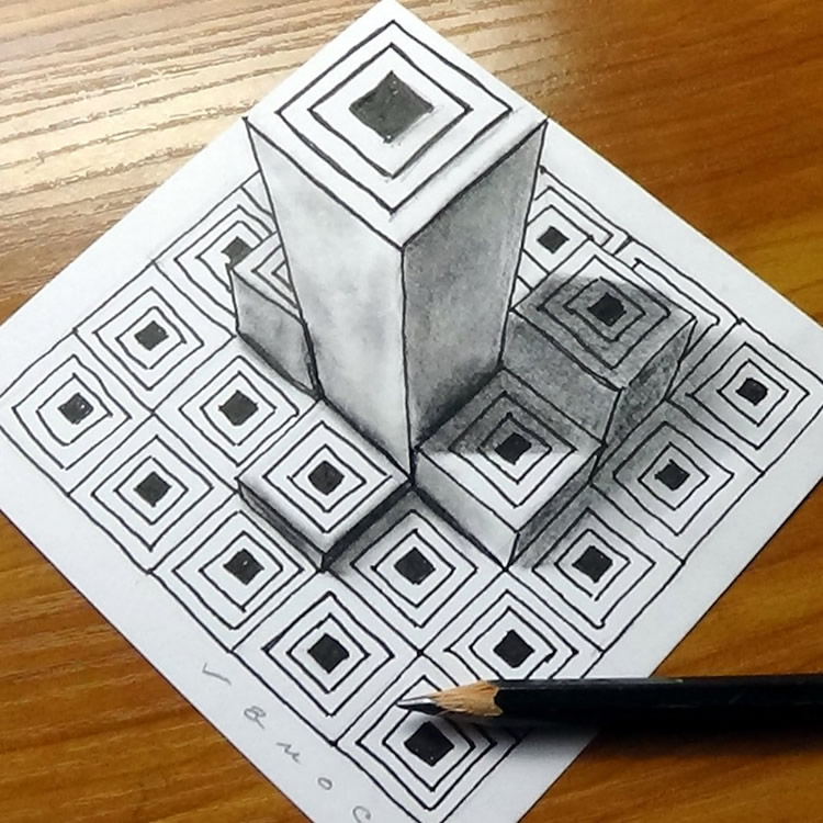 Amazing 3D Drawings by Sandor Vamos