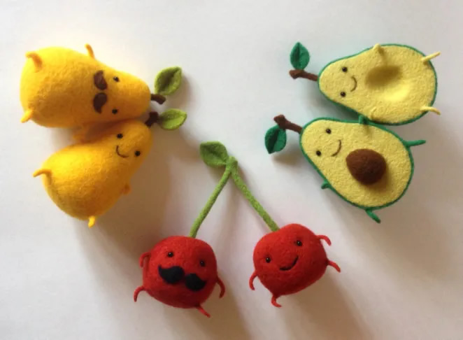 Felted Food With Wool by Hanna Dovhan