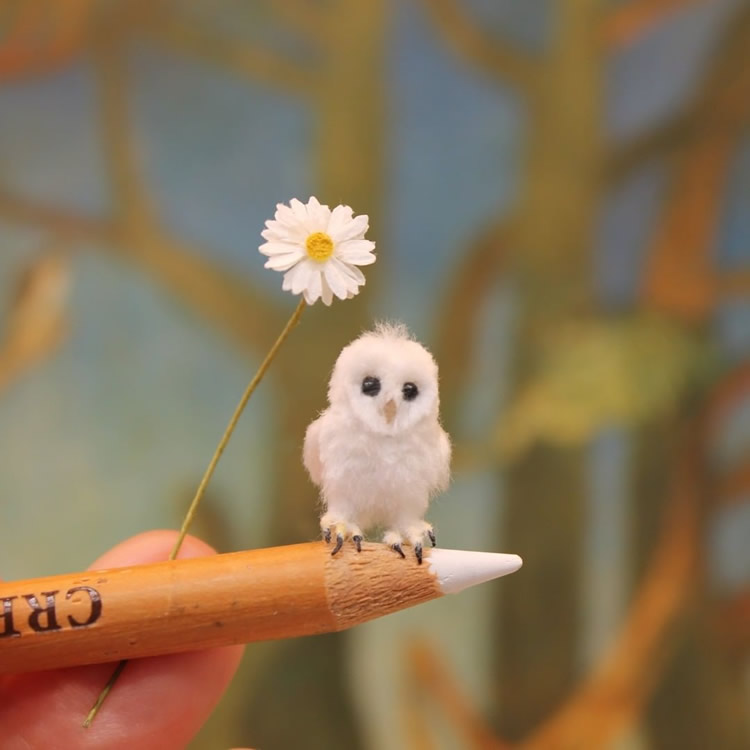 Miniature Animal Sculptures by Katie Doka