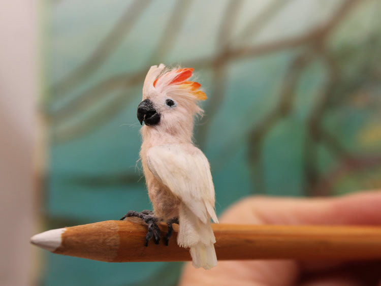 Miniature Animal Sculptures by Katie Doka