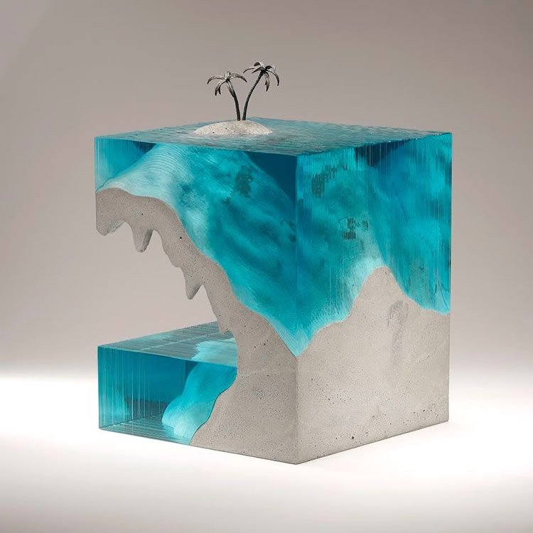 Ocean Glass Sculptures By Ben Young