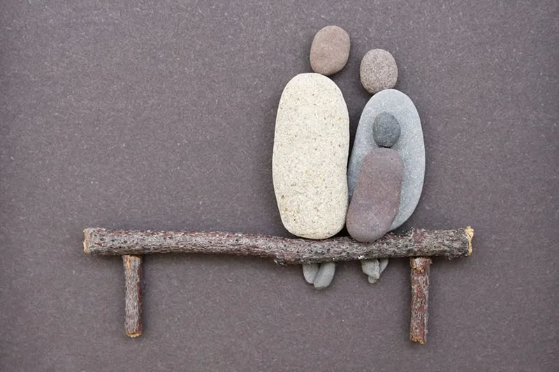 Beautiful Pebble Art by Sharon Nowlan