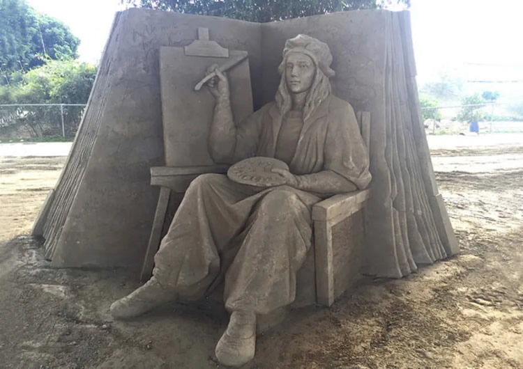 Sand Sculptures by Toshihiko Hosaka