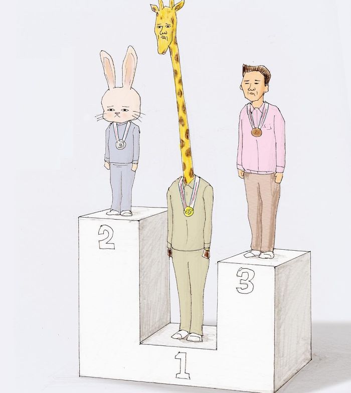 Daily Life Struggles Of Giraffes By Keigo