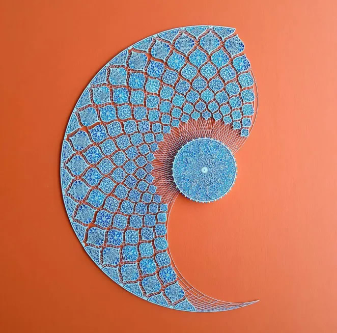 Arabesques Made of Laser-Cut Paper By Julia Ibbini