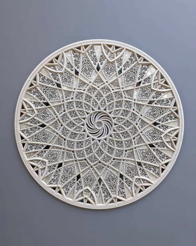 Arabesques Made of Laser-Cut Paper By Julia Ibbini