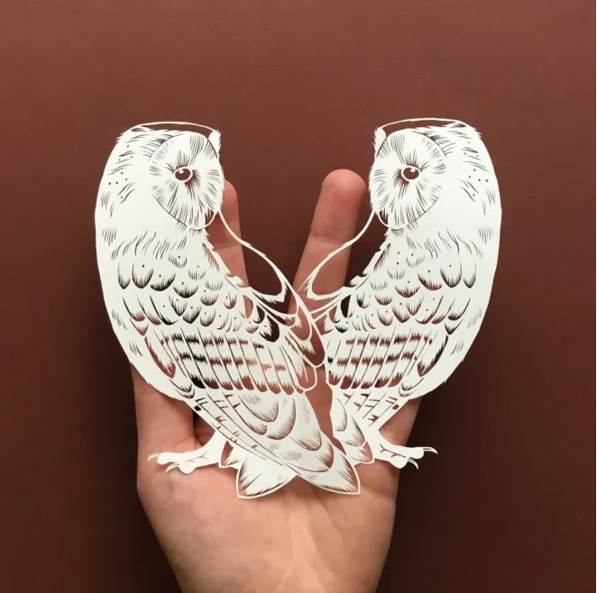 Delicate Paper Cuttings Art By Elin Price