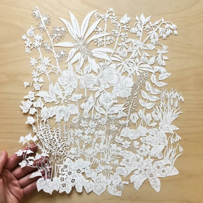 Delicate Paper Cuttings Art By Elin Price