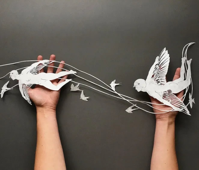 Delicate Paper Cuttings Art By Elin Price