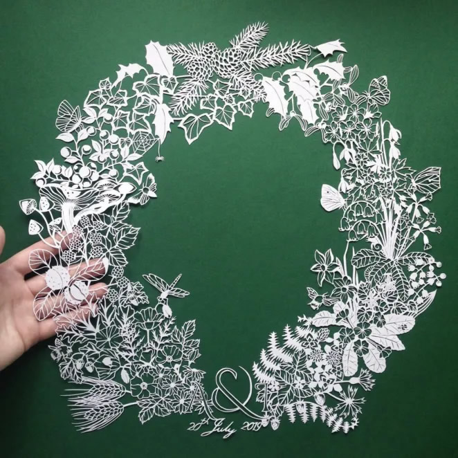 Delicate Paper Cuttings Art By Elin Price