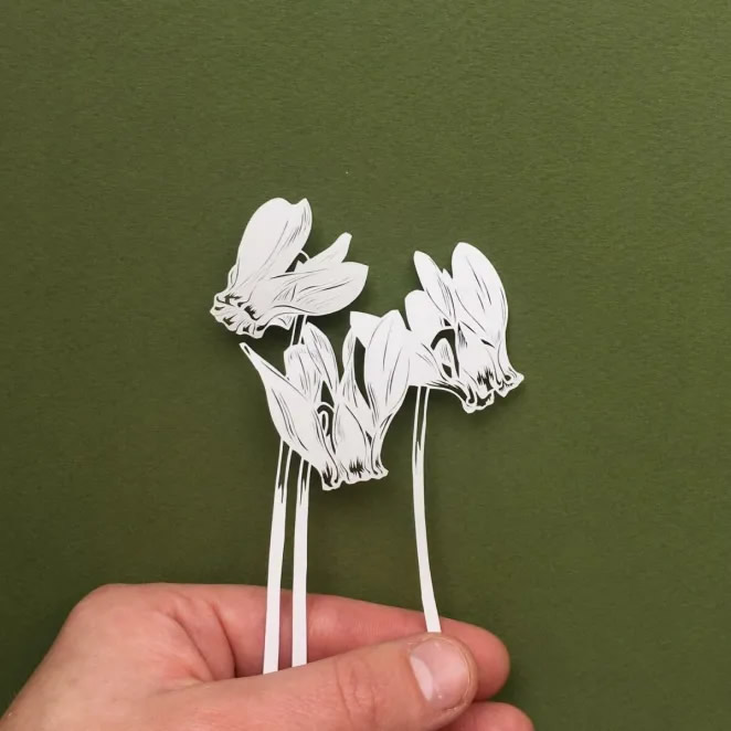 Delicate Paper Cuttings Art By Elin Price