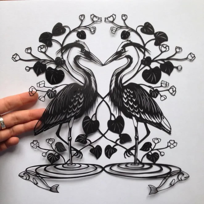 Delicate Paper Cuttings Art By Elin Price