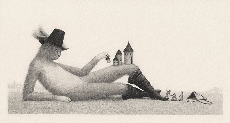 Black And White Illustrations By David Alvarez