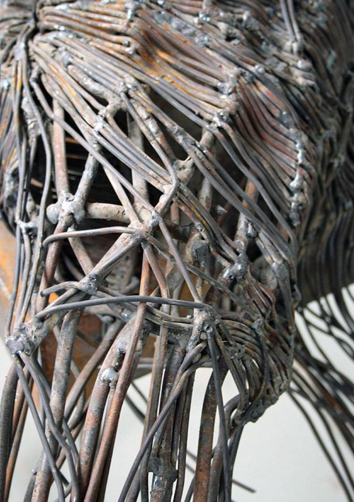 Industrial Metal Wires Sculpters By Darius Hulea