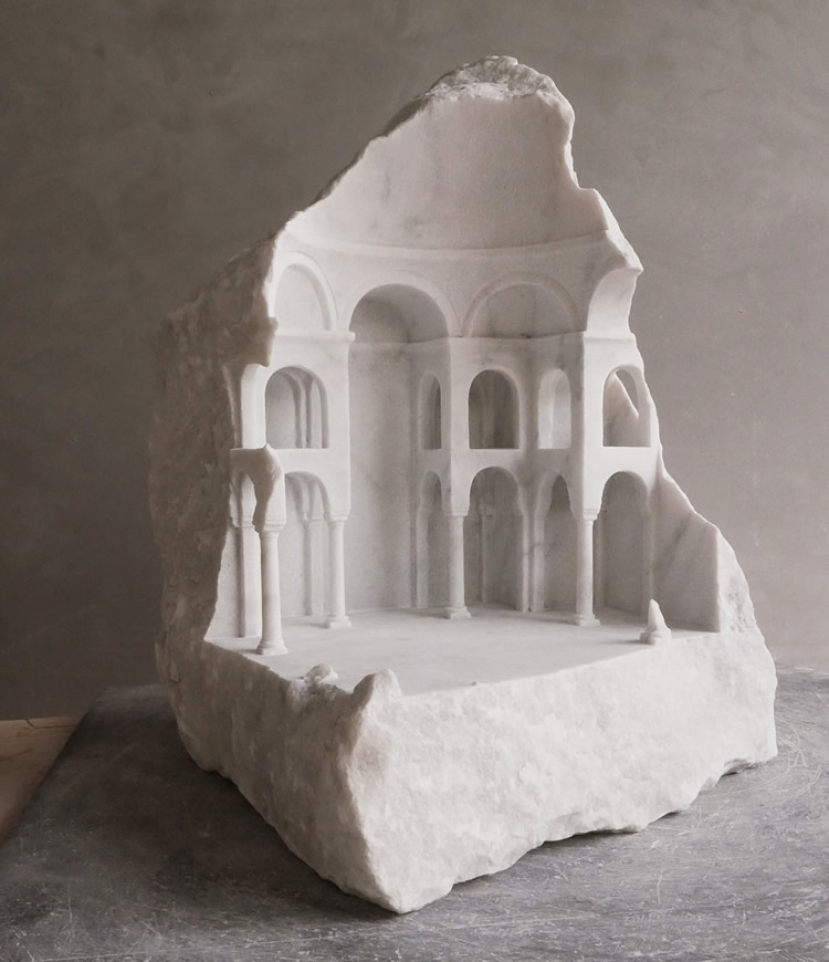 Miniature Architectural With Marble By Matthew Simmonds