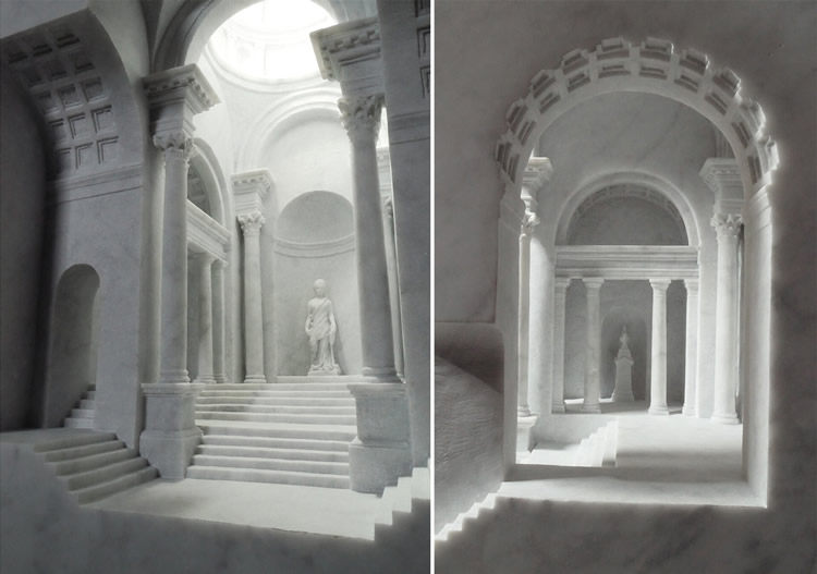 Miniature Architectural With Marble By Matthew Simmonds